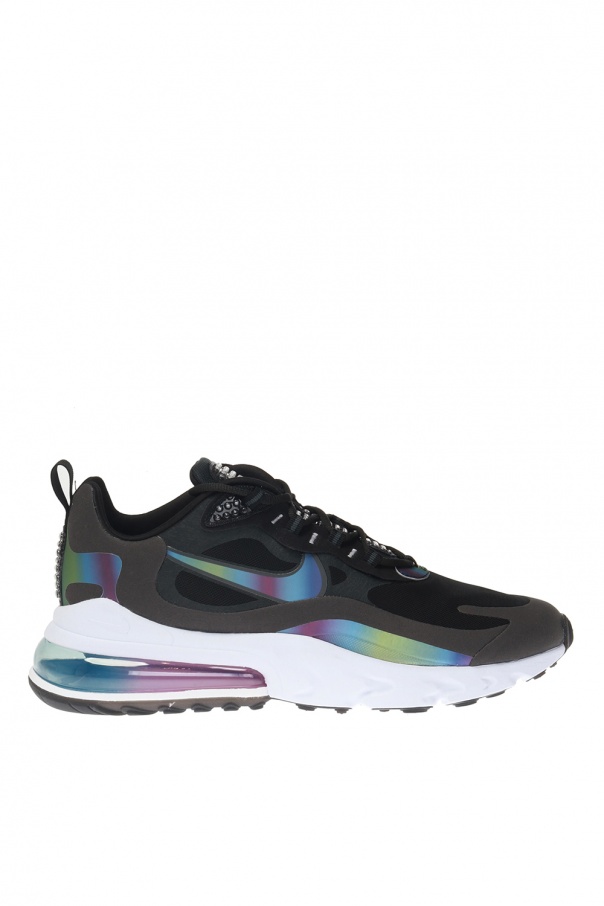 nike air max 270 sneakers in iridescent and black